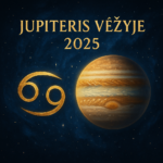 Jupiteris Vėžyje 2025