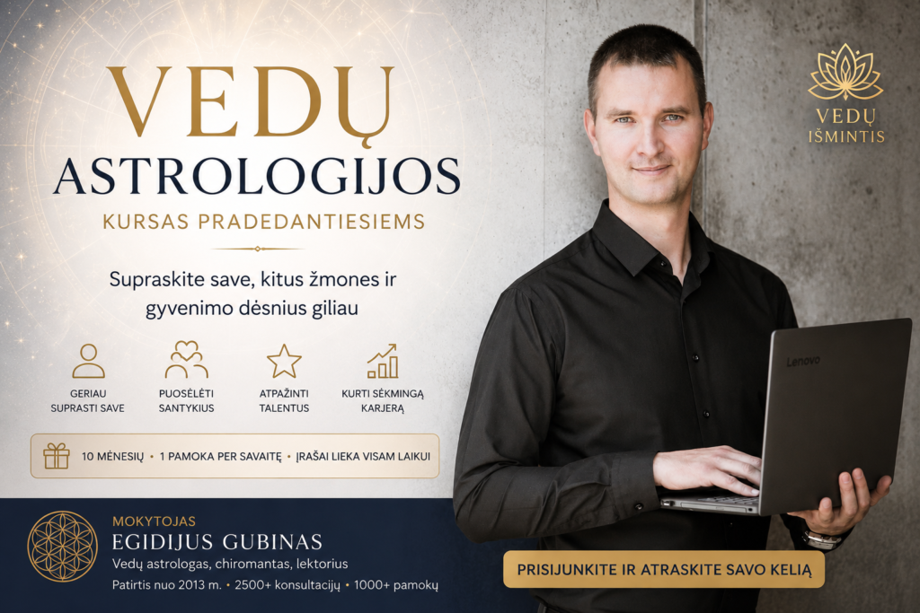 vedu astrologijos kursas pradedantiesiems