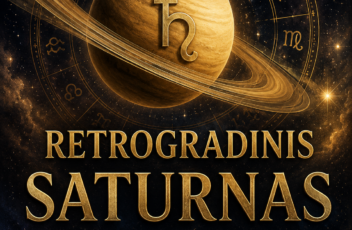 Retrogradinis Saturnas nuo liepos 26 d. iki gruodžio 11 d