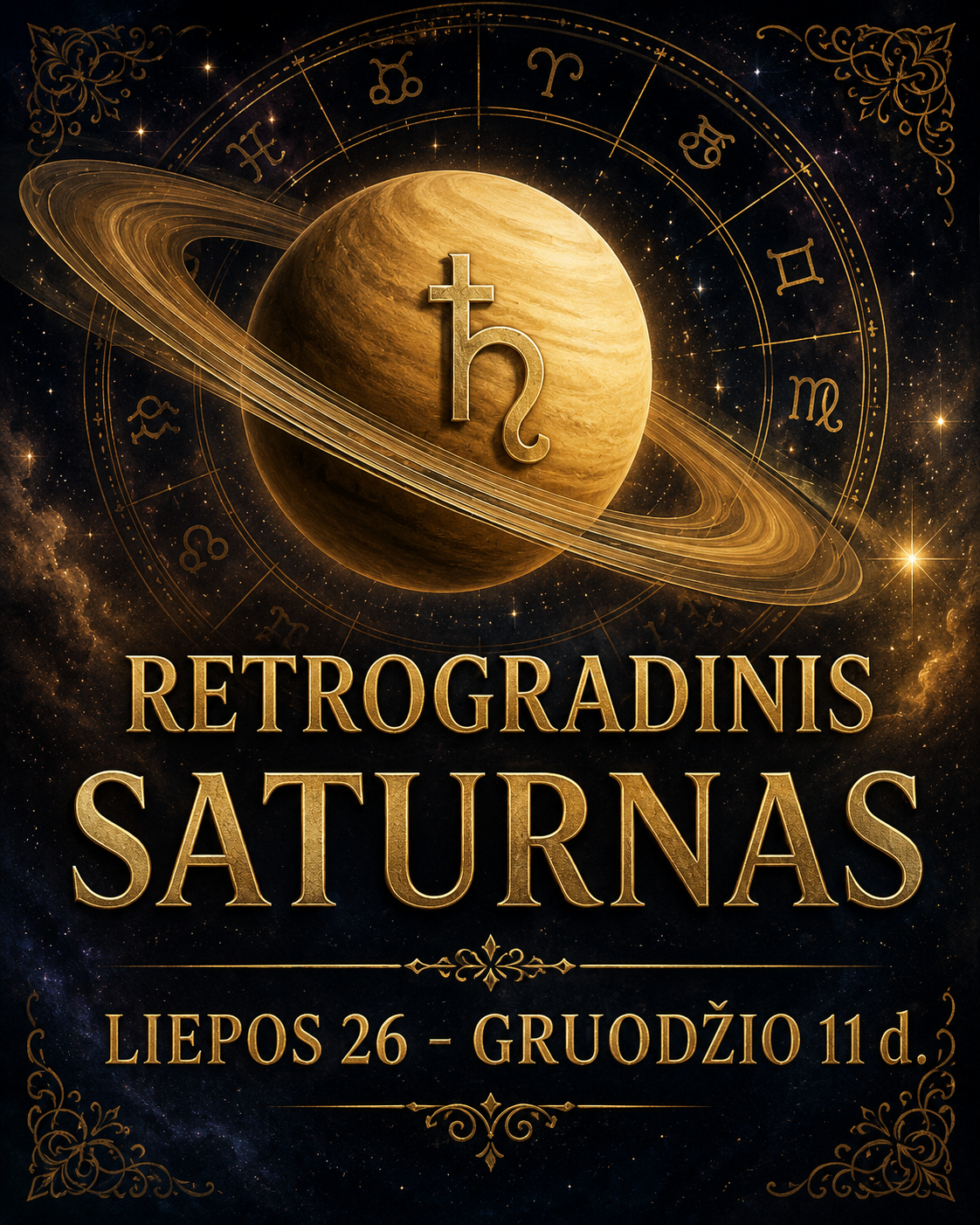 retrogradinis saturnas